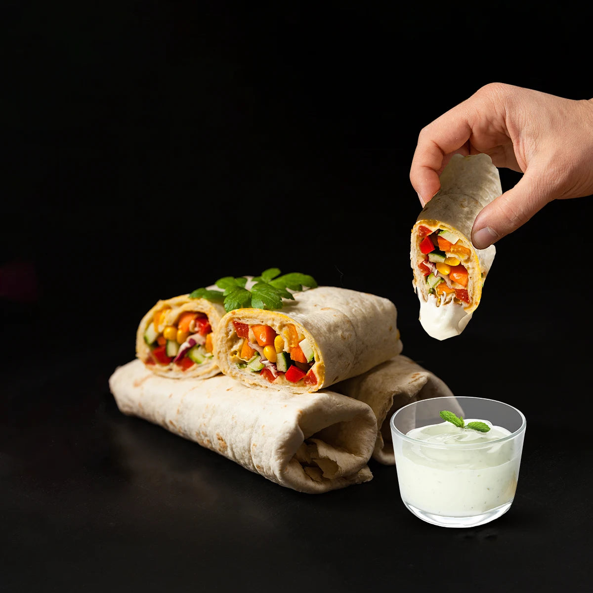 Honey Mustard Dipping Sauce with shawarma | হানি মাস্টার্ড ডিপিং সস | Eastern Pickle