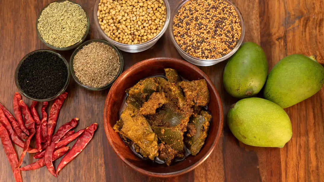 ঘরে বসেই কাঁচা আমের ঝাল আচার বানানোর রেসিপি – The Eastern Pickle Company